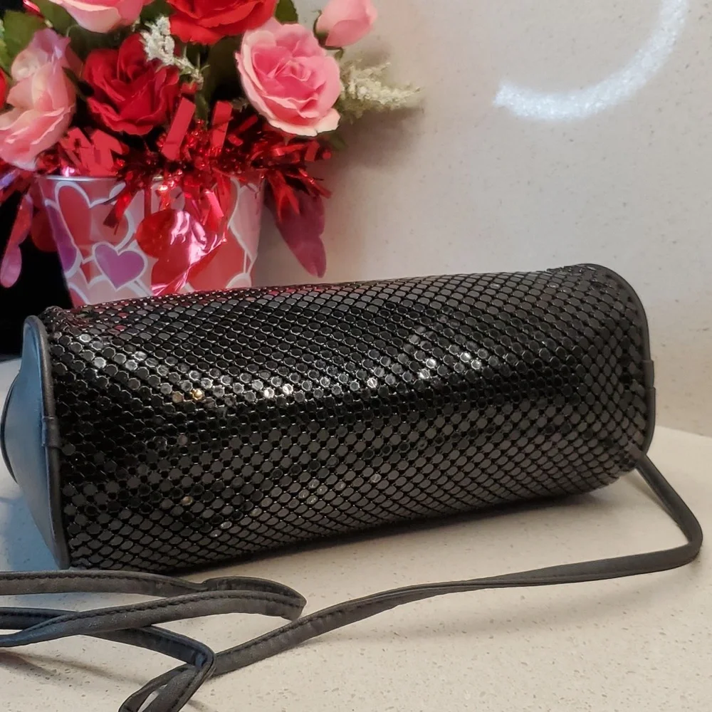 WHITING AND DAVIS chainmail crossbody bag